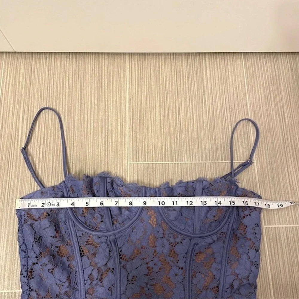 NWT House of CB Lala Lavender Lace Mini Dress Party Cocktail Large+ (XL) - Picture 14 of 16
